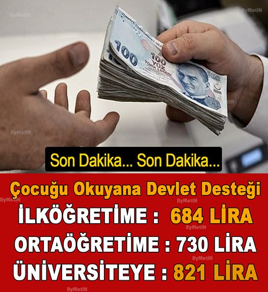 Çocuğu Okuyana Devlet Desteği