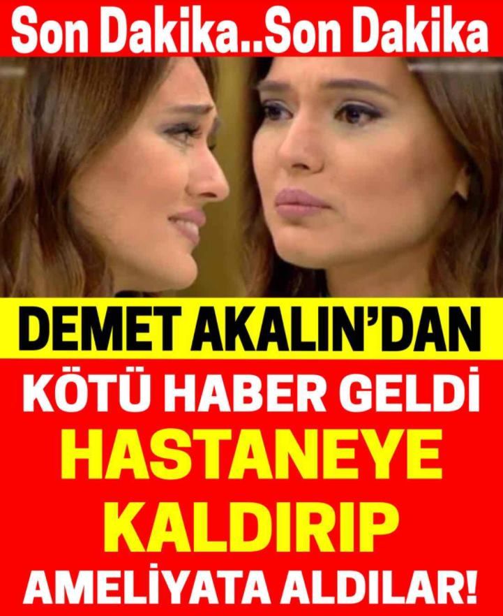 Demet Akalın’dan korkutan haber!