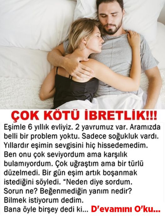 Bir gün eşim artık boşanmak istediğini söyledi.