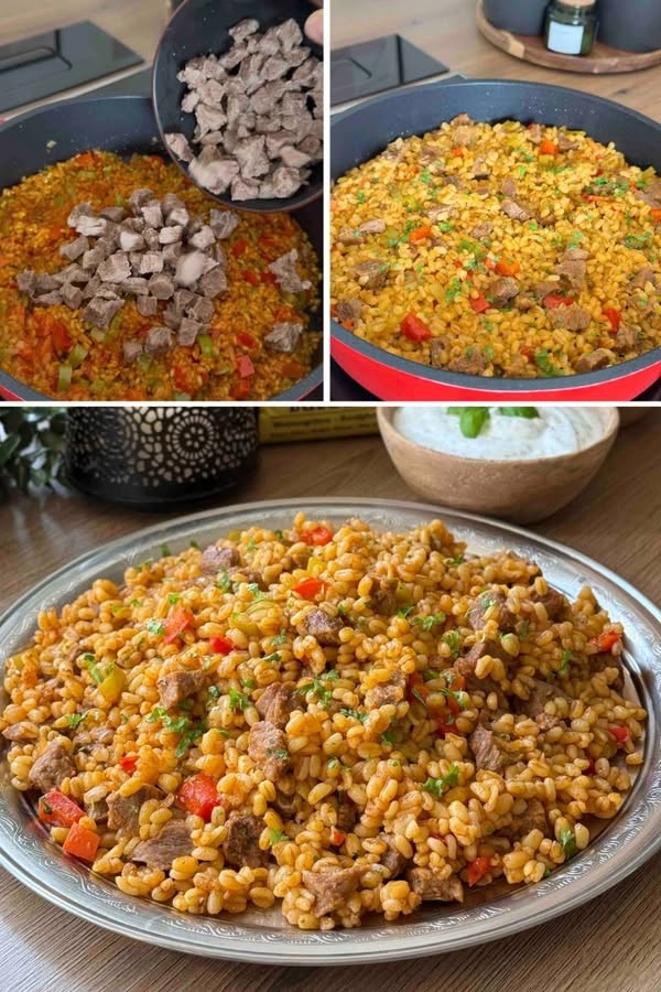 Etli Bulgur Pilavı