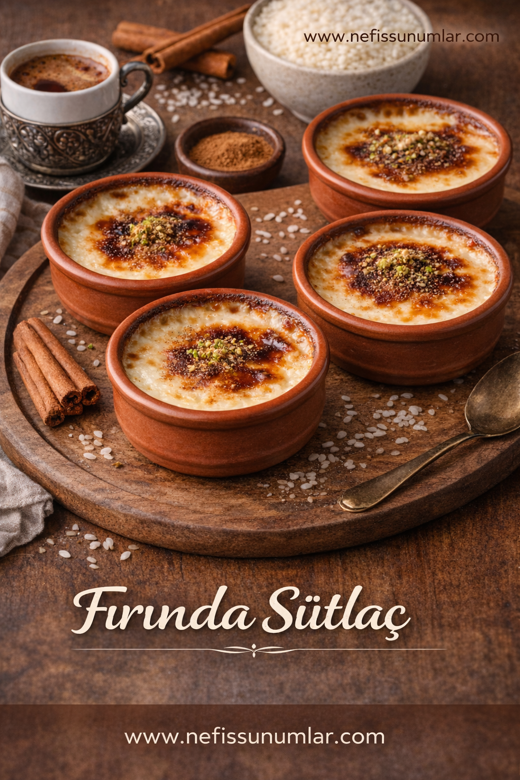 Tam Ölçülü Fırında Sütlaç Tarifi