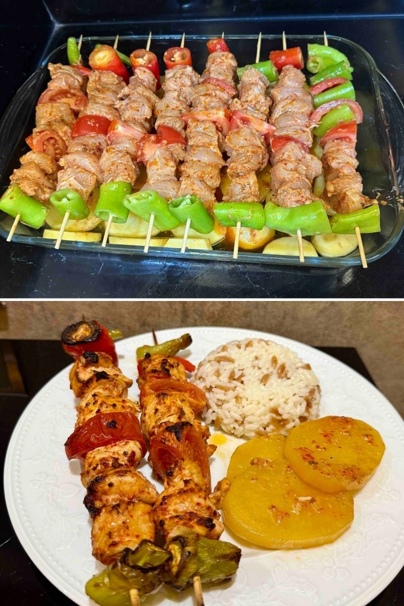 Lokum Gibi Yumuşak Tavuk Şiş