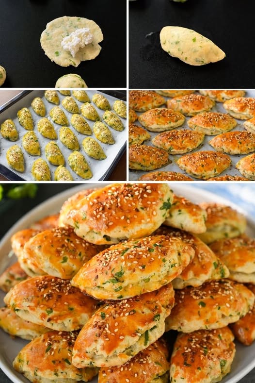 Maydanozlu Kıyır Kıyır Poğaça