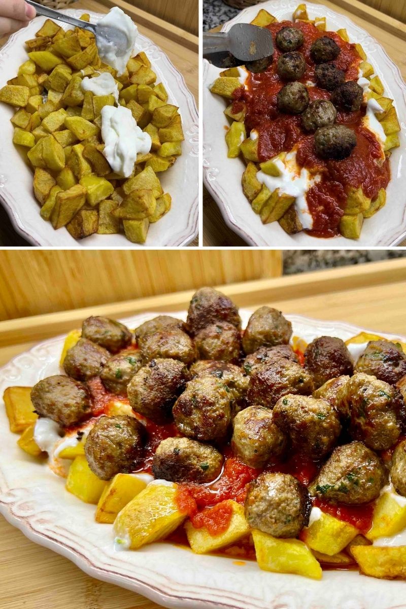 Patates Yatağında Köfte